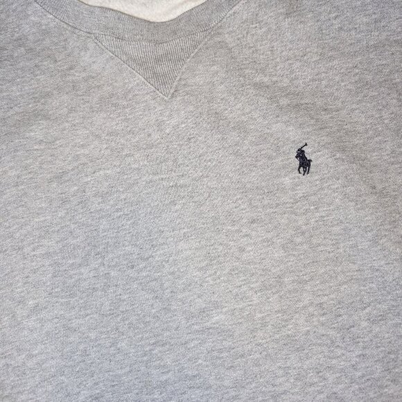 Vintage Polo Ralph Lauren Gray Sweatshirt Streetwear Unisex Adults Size L - Picture 3 of 4